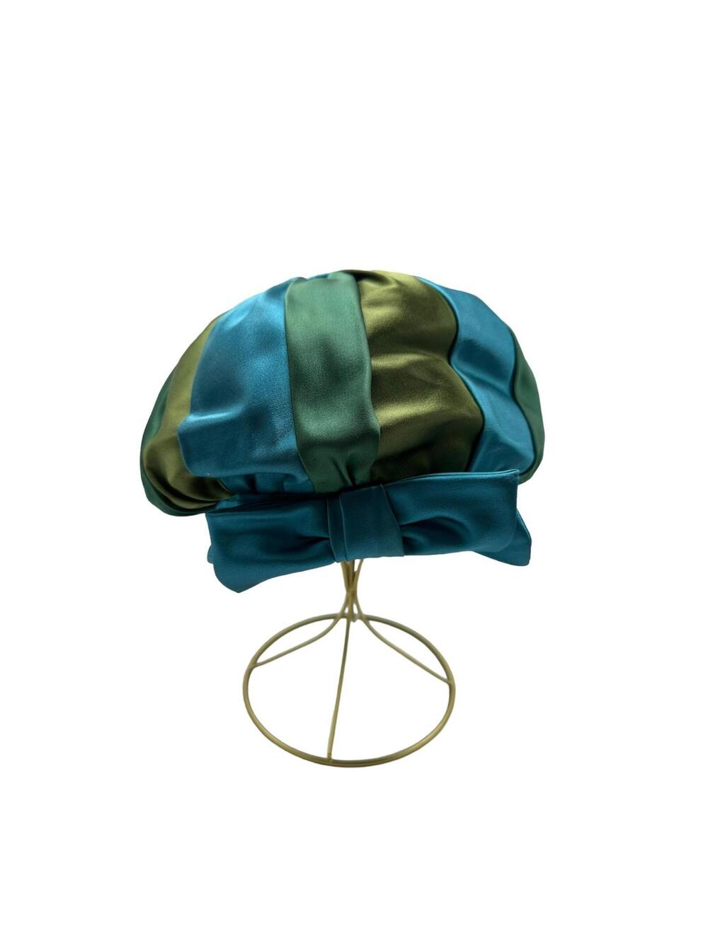 Vintage Womens Satin Oversized Hat Colors  Beret Cap Hat